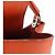 Borsa Louis Vuitton Capucines MM in pelle arancione - vista 10