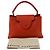 Borsa Louis Vuitton Capucines MM in pelle arancione - vista 11