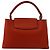 Borsa Louis Vuitton Capucines MM in pelle arancione - vista 3