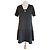 Graues Sommerkleid mit V-Ausschnitt Comptoir Des Cotonniers