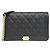 Cadena de billetera Chanel Boy Line Negro