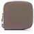 Billetera compacta mini Hermès Azap con monedero, cuero Epsom, mujer, gris Castaño