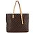 Borsa Louis Vuitton Monogram Mezzo Tote, Marrone, Finiture dorate, Blocco RFID