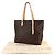 Borsa Louis Vuitton Monogram Mezzo Tote, Marrone, Finiture dorate, Blocco RFID - vista 2