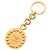 Portachiavi Chanel Coco Mark, tono oro, donna D'oro