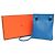Borsa a spalla Aline Mini da donna in agnello Milo e pelle Swift blu di Hermès - vista 2
