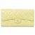 Chanel Timeless Classic Line Wallet Yellow