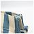 Borsa tote in tela di cotone Hermès Cannes MM per donne e uomini, blu, bianco - vista 10