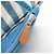 Borsa tote in tela di cotone Hermès Cannes MM per donne e uomini, blu, bianco - vista 17