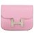Billetera Slim Constance Hermès Rosa