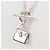 Hermès Collana Amuleto Kelly per Donne, Argento - vista 2