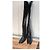 Botas altas Jimmy Choo Loren de cuero negro 41 - vista 7