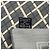 CHANEL Bandana Mini Sciarpa in Seta con Logo a Catena Design Matelassé Grigio Donna Marrone - vista 7