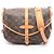 Borsa a Spalla Saumur 30 Louis Vuitton Marrone Monogramma