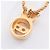 Collana Logo CD Christian Dior D'oro - vista 2