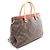 Borsa Pallas Louis Vuitton Marrone Rosso Fuschia Monogramma - vista 2