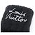 Guanti LV Script Louis Vuitton, Nylon, Lana e Mohair, Donna, Nero - vista 5