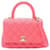 Borsa Chanel Coco Handle XXS Rosa Pelle