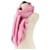 Sciarpa in seta e lana Monogram Louis Vuitton Rosa  - vista 3