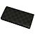 Louis Vuitton Daniel Graphite Portefeuille Brazza Bi-fold Long Wallet Black