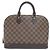 Borsa Alma PM Damier Louis Vuitton Marrone