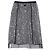 Gonna in tulle con cristalli Prada nera e argento Nero