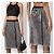 Gonna in tulle con cristalli Prada nera e argento Nero - vista 6
