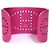Bracciale in alluminio rosa Evelyne di Hermès - vista 3