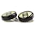 Pendientes de clip Chanel negros y plateados Plata  - vista 3