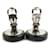 Pendientes de clip Chanel negros y plateados Plata  - vista 6