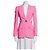 Alexander McQueen Pink Wool Slashed Cut-out Blazer Jacket