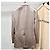 Gucci Seidensatin Doppelbrustjacke Rosa Champagner Pink Fleisch - Ansicht 2