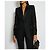 Blazer Alexander McQueen in lana e pizzo nero - vista 6