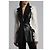 Giacca Alexander McQueen in pelle nera e pizzo bianco Nero - vista 6