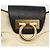 Borsa a mano Salvatore Ferragamo in tela beige e nera Auth ka2979 Nero - vista 18