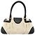 Borsa a mano Salvatore Ferragamo in tela beige e nera Auth ka2979 Nero - vista 2