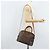 Céline CELINE Macadam Canvas Hand Bag PVC Leather 2way Brown Gold Auth ka2994 Golden - view 24