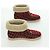 Botas Horsebit GUCCI Moutón Rojo Oro Auth ARZ016M Roja Dorado - vista 4
