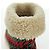 Botas Horsebit GUCCI Moutón Rojo Oro Auth ARZ016M Roja Dorado - vista 9