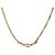 Collana Christian Dior metallo oro Auth BSZ414V D'oro