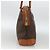Céline Borsa a mano in tela Macadam CELINE in pelle PVC marrone e oro Auth ka2862 D'oro - vista 3