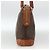 Céline Borsa a mano in tela Macadam CELINE in pelle PVC marrone e oro Auth ka2862 D'oro - vista 4