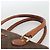 Céline Borsa a mano in tela Macadam CELINE in pelle PVC marrone e oro Auth ka2862 D'oro - vista 8