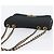 BALLY Borsa a Spalla a Catena Trapuntata in Nylon Nero e Oro Auth 160374 D'oro - vista 6