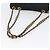BALLY Borsa a Spalla a Catena Trapuntata in Nylon Nero e Oro Auth 160374 D'oro - vista 7