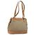 Céline Borsa a mano in tela Macadam CELINE in pelle PVC beige oro Auth 173793 D'oro