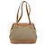 Céline Borsa a mano in tela Macadam CELINE in pelle PVC beige oro Auth 173793 D'oro - vista 13