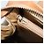 Céline Borsa a mano in tela Macadam CELINE in pelle PVC beige oro Auth 173793 D'oro - vista 23