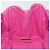 PRADA Canapa PM Borsa a mano in tela rosa oro Auth hk3537 D'oro - vista 19