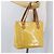 LOUIS VUITTON Borsa a Mano Monogram Vernis Houston Giallo Lime M91055 LV Auth 172363 D'oro - vista 24